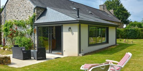 EXTENSION MAISON MACONNERIE LE POULIGUEN